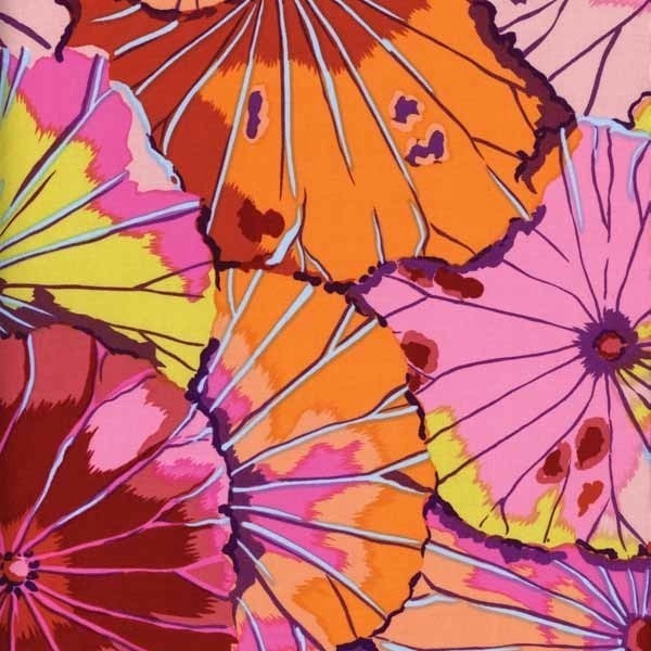 Free Spirit Fabrics Kaffe Fassett Classics Lotus Leaf Red | Quilt